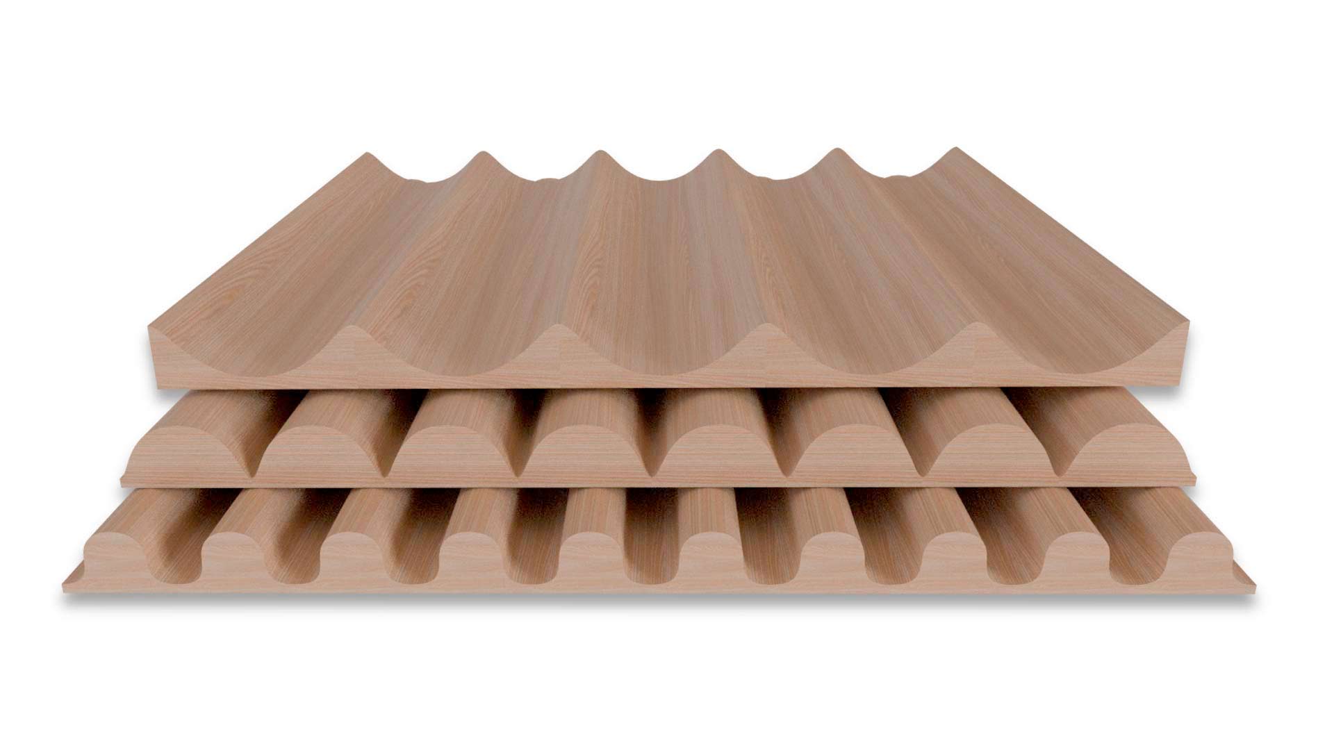 Fluted Solid Wood Panel Samples Fluted Solid Wood Panel Samples